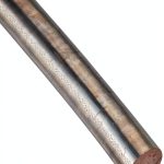 544 Bronze Round Bar 0.5 in x 12 in Unpolished H04 OnlineMetals-0