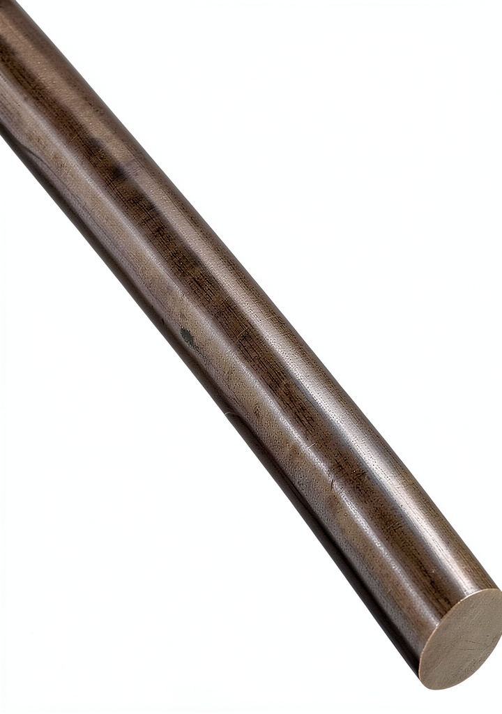Installing Bronze Round Bar 655 Unpolished Mill Finish H04 1in x 24in on a workbench